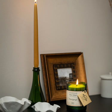 REUSED žvakidės ir žvakės rinkinys BUTIKAS