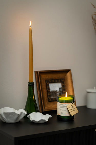 REUSED žvakidės ir žvakės rinkinys O, KARA MIA!!