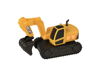 Mažas JCB ekskavatorius su šviesomis ir garsais