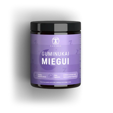 Guminukai miegui (su melatoninu)