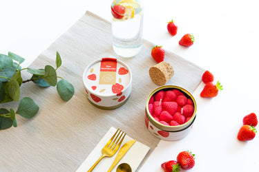 Žvakė skardinėje RIPE STRAWBERRIES, 310 g