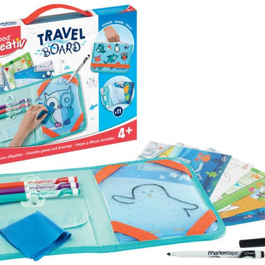 Piešimo rinkinys su lenta Maped Creativ Travel Board Animals