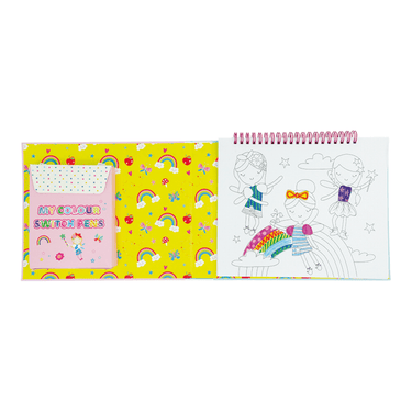 SPALVINIMO KNYGELĖ SU MAGIŠKAIS FLOMASTERIAIS, VAIVORYKŠTĖS FĖJA