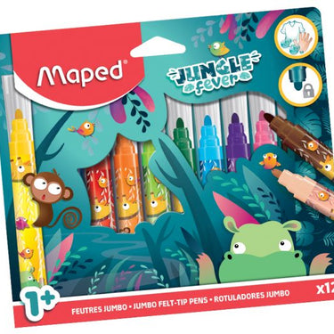 Plaunamas Flomasteris Maped ColorPeps Jungle Fever Jumbo
