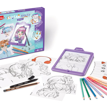 Šviečianti piešimo lenta MAPED Creativ "Avatar Studio Manga"