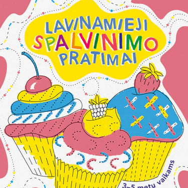 LAVINAMIEJI SPALVINIMO PRATIMAI 3-5 METŲ VAIKAMS