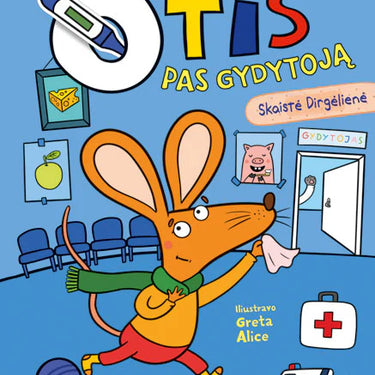OTIS PAS GYDYTOJĄ. UŽDUOTYS SU LIPDUKAIS 2-4 M. VAIKAMS