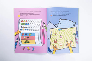 OTIS KELIAUJA. UŽDUOTYS SU LIPDUKAIS 2-5 M. VAIKAMS