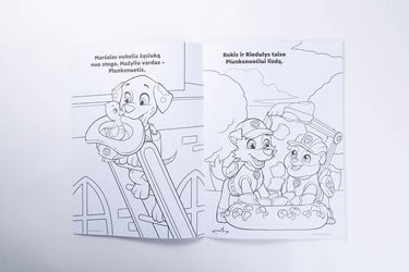 ŠUNYČIAI PATRULIAI. SPALVINK IR JUNK TAŠKUS!