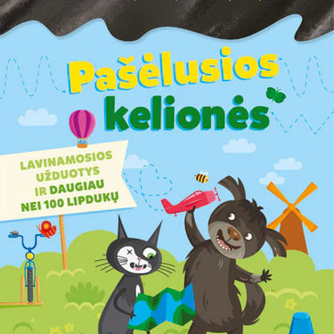 ČIŪČIA IR PIRATAS. PAŠĖLUSIOS KELIONĖS. LAVINAMOSIOS UŽDUOTYS IR DAUGIAU NEI 100 LIPDUKŲ