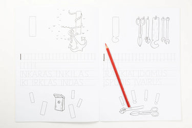 KAKĖ MAKĖ. ABĖCĖLĖ. LAVINU RANKYTĘ