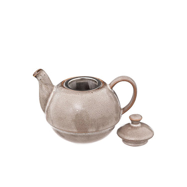 Arbatinukas su puodeliu keramikinis 500 ml rusvos sp. Secret de Gourmet
