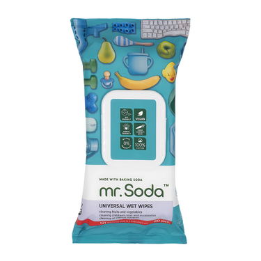 UNIVERSALIOS DRĖGNOS SERVETĖLĖS MR.SODA, 80 vnt