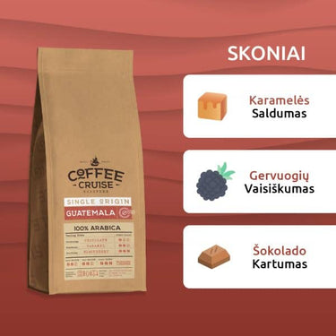 Malta kava Coffee Cruise GUATEMALA 250g