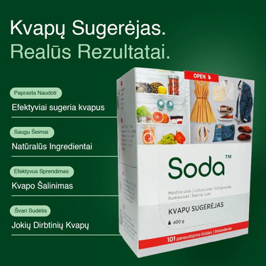 Natūralus kvapų sugėrėjas