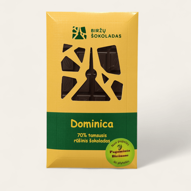 Rūšinis tamsusis 70% šokoladas DOMINICA