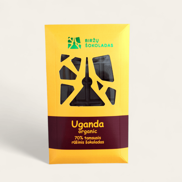 Rūšinis tamsusis 70% šokoladas UGANDA