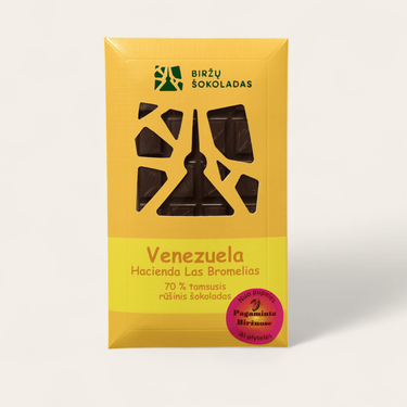 Rūšinis tamsusis 70% šokoladas VENEZUELA Hacienda Las Bromelias