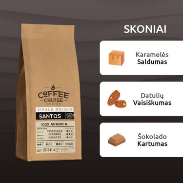 Malta kava Coffee Cruise SANTOS 250g