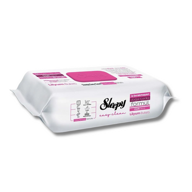 Gėlių kvapų serija. Sleepy “Easy Clean” paviršių valymo servetėlės, Lelijos 100 vnt.