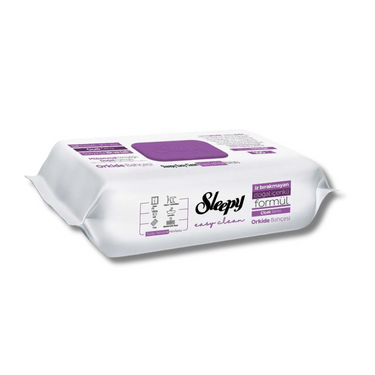 Gėlių kvapų serija. Sleepy “Easy Clean” paviršių valymo servetėlės, Orchidėjos 100 vnt.