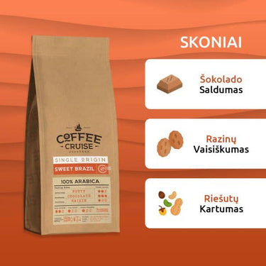 Malta kava Coffee Cruise SWEET BRAZIL 250g
