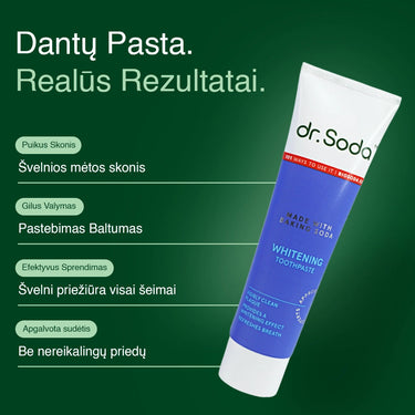 Balinanti dantų pasta