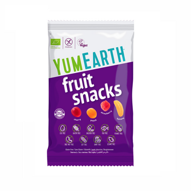 Ekologiški želės saldainiai, įvairių vaisių ir uogų skonių, 50 g