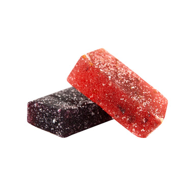 Želė saldainiai su juodaisiais serbentais ir spanguolėmis, 120 g