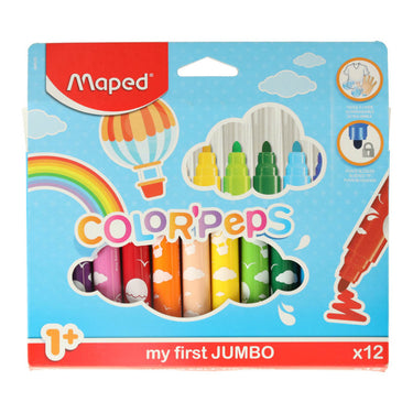 CE Flomasteris Maped Color’Peps Early Age Jumbo