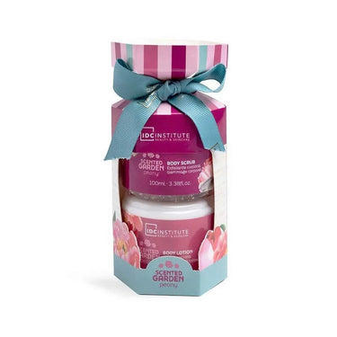 IDC INSTITUTE kūno priežiūros rinkinys Scented Garden Peony, 2x100 ml