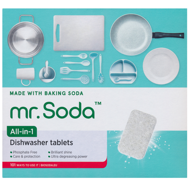 INDAPLOVIŲ TABLETĖS MR.SODA, 30 VNT