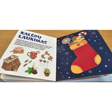 Kalėdos. Su liečiamaisiais paviršiais. 1-3 metų vaikams