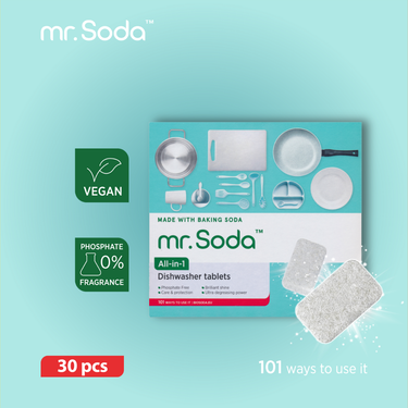 INDAPLOVIŲ TABLETĖS MR.SODA, 30 VNT