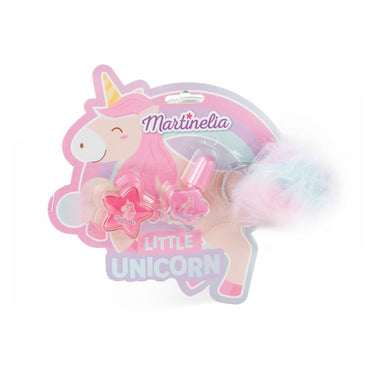 Kosmetikos rinkinys Little Unicorn (1 nagų lakas, 1 lūpų balzamas, pakabukas)