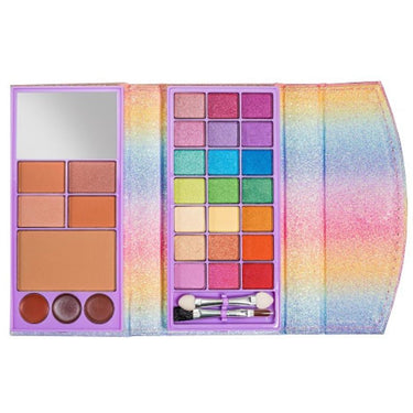 MARTINELIA makiažo rinkinys Shimmer Paws piniginė (21 šešėliai, 5 skaistalai ir bronzantai, 3 blizgesiai, aplikatoriai, šepetėlis)