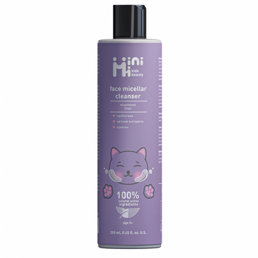 MiniMi Kids Beauty Micelinis veido prausiklis 250ml