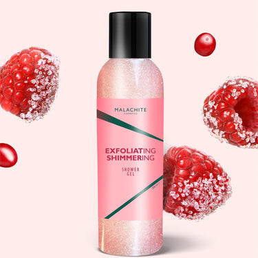 Šveičiamasis dušo gelis MALACHITE COSMETICS, 200 ml