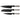 Peilių rinkinys Zyle Knife Set, 3 vnt