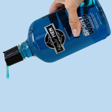 Šampūnas ir kūno prausiklis vyrams Agadir Men Hair & Body Sport Wash, skirtas vyrų plaukų ir kūno priežiūrai, 508 ml
