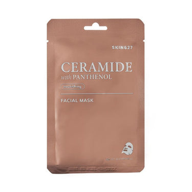 SKIN627 lakštinė veido kaukė maitinamoji su keramidais ir pantenoliu, 22 ml