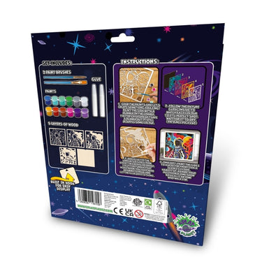 SPLAT PLANET MEDINIS 3D SPALVINIMO PAVEIKSLAS, KOSMOSAS