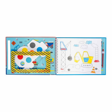 SPALVINIMO BLOKNOTAS SU DAŽAIS, STATYBOS