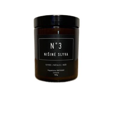 N°3 Nišinė slyva,  Žvakė 180 g