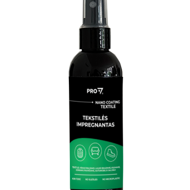 Tekstilės impregnantas - PRO7 TEXTILE NANO COATING, 100 ml