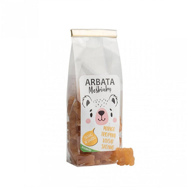 TIRPI ARBATA MEŠKIUKAI mangų ir tropinių vaisių skonio, VEGANIŠKI, 125g.