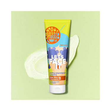 TUTTI FRUTTI veido pilingas enziminis su papainu Let's Face It, 100 ml