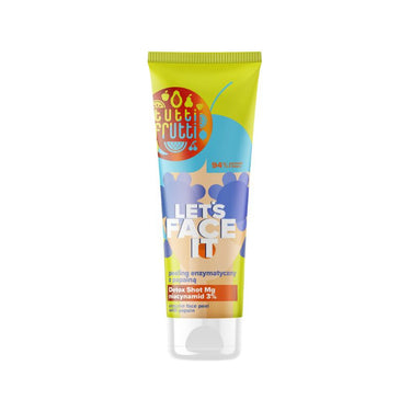 TUTTI FRUTTI veido pilingas enziminis su papainu Let's Face It, 100 ml